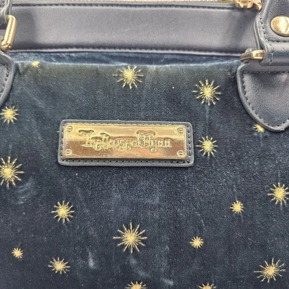 House of Flynn Purse Camera Bag Travel Shoulder Bag Hand Bag Green Velvet LARGE - Picture 2 of 16